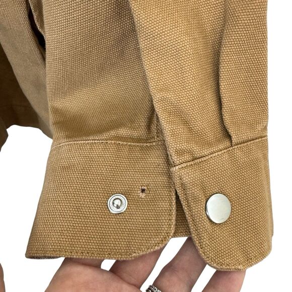 No Boundaries Canvas Duck Jacket Mens 3XL Brown Corduroy Barn Chore Y2K - Picture 6 of 11